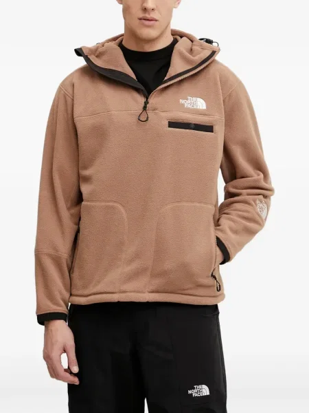 Hanorac cu glugă The North Face cu glugă maro