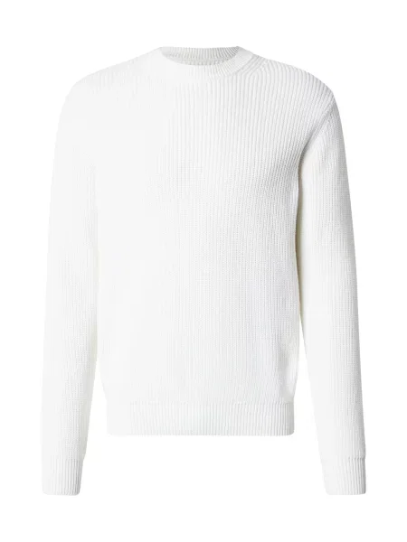 REPLAY Pulover natural alb