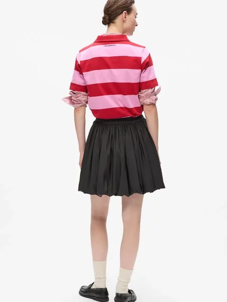 Спідниця Karl Lagerfeld mini розкльошена чорний