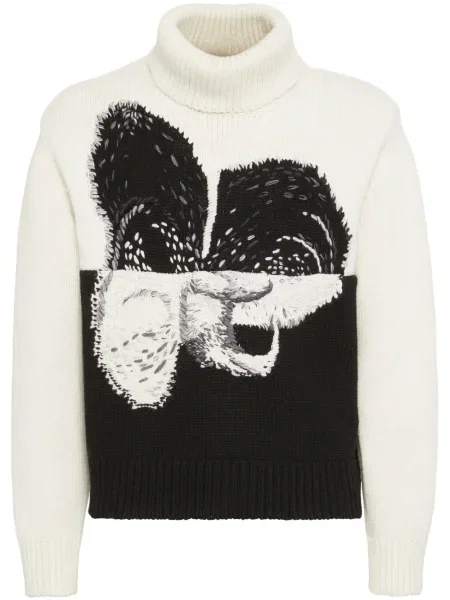 Sweter Alexander Mcqueen biały