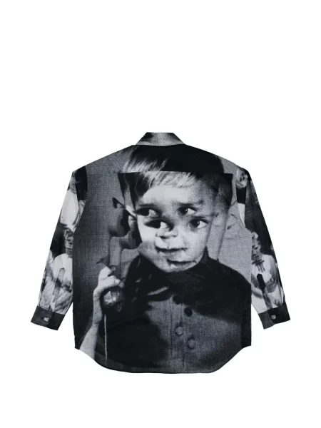 Cămașă Walter Van Beirendonck cu imagine negru