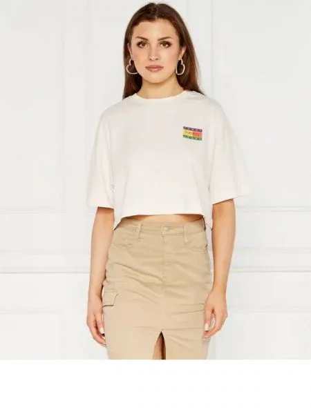 Tommy Jeans Póló summer flag | Cropped Fit
