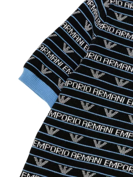 Top dziecięcy Emporio Armani czarny
