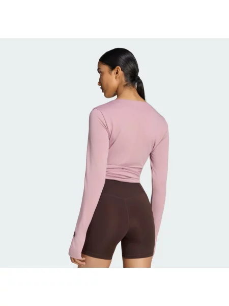 Pruhovaný zavinovací top Adidas