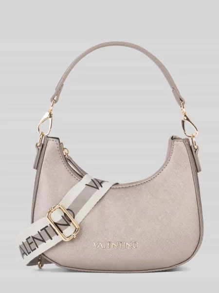 Valentino Bags torebka z imitacji skóry różowa