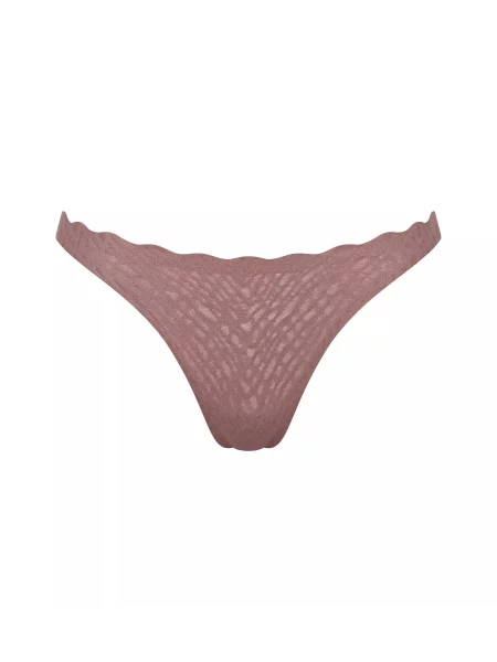 SLOGGI Tanga ZERO Feel Bliss brocart / gri maro