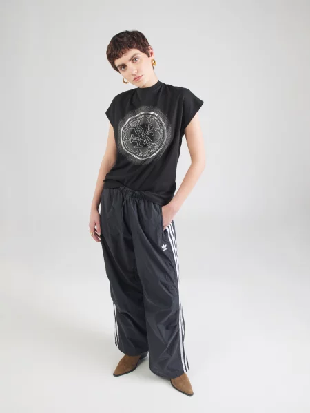 Guess Majica Regular Fit črna