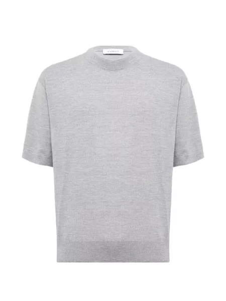 Tricou Laneus tricotate gri