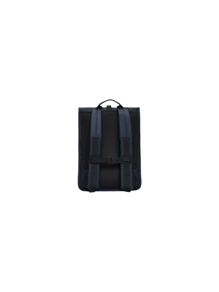 Plecak miejski Rains Rucksack Rolltop 17 l navy niebieski