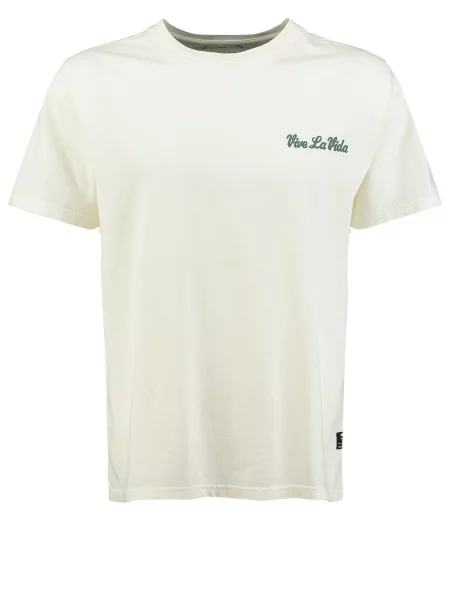 Key Largo Tricou KLVIVE LA VIDA verde alb