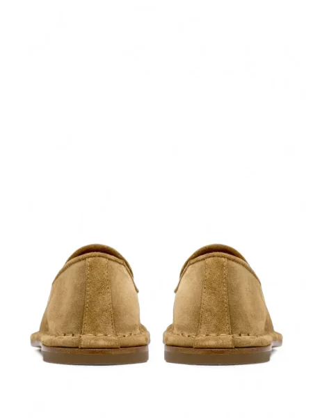 Pantofi loafer Buttero din piele de căprioară maro