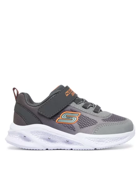 Skechers Sneakersy Meteor-Lights-Krendox szary