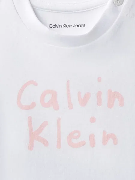 Koszulka dziecięca Calvin Klein biała