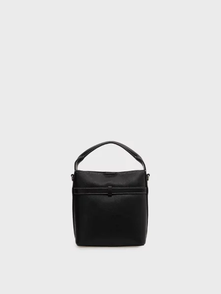 Сумка через плечо Calvin Klein с пряжкой черная