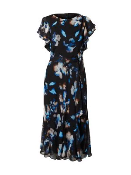 DKNY Rochie kitt / azur / maro / negru alb