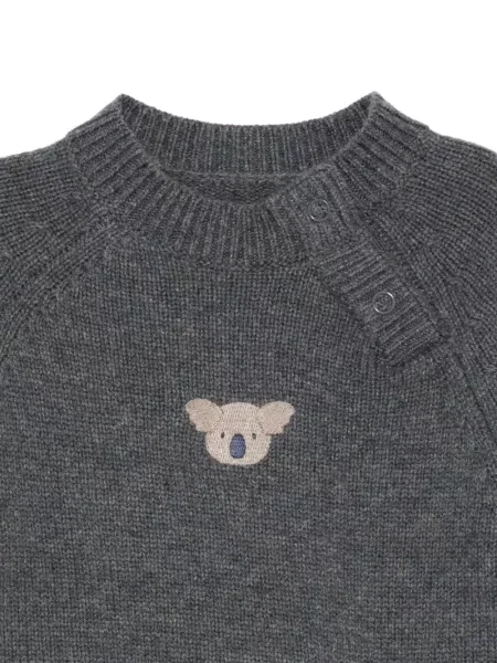 Sweter dziecięcy Donsje szary