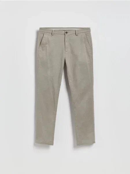 Reserved Pantaloni chino slim verde