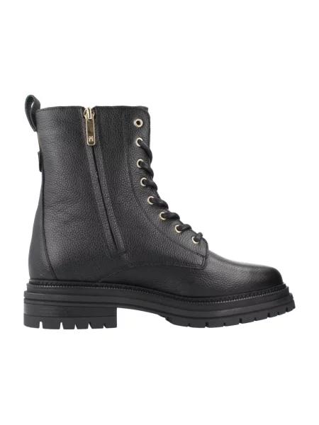 Tommy Hilfiger De piele botine negru