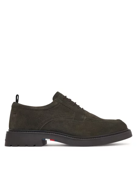 Cipele Tommy Hilfiger Corporate Casual Sde Deck Shoe zelena