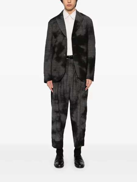 Pantaloni Calmlence plisate gri