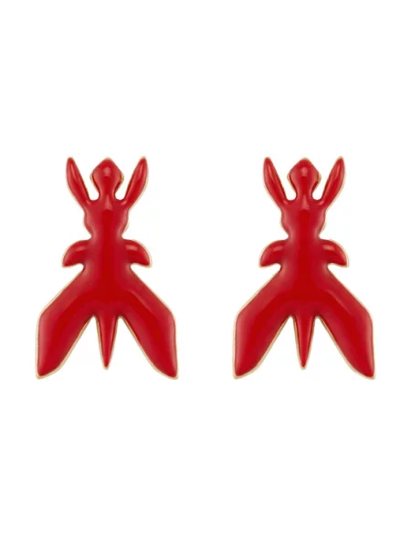 Uhani Patrizia Pepe rdeča