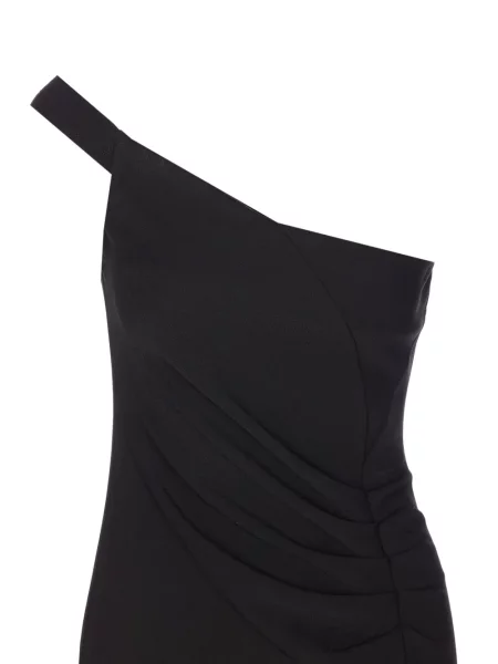 Odgovarati maksi haljina Ele s jednim ramenom crna