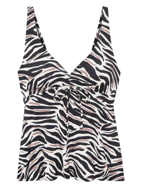 LASCANA Tankini top crem negru
