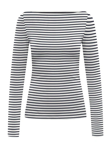 Only Tall Tričko ONLKISS černá bílá