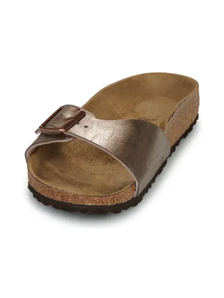 Pantofi Birkenstock din piele auriu