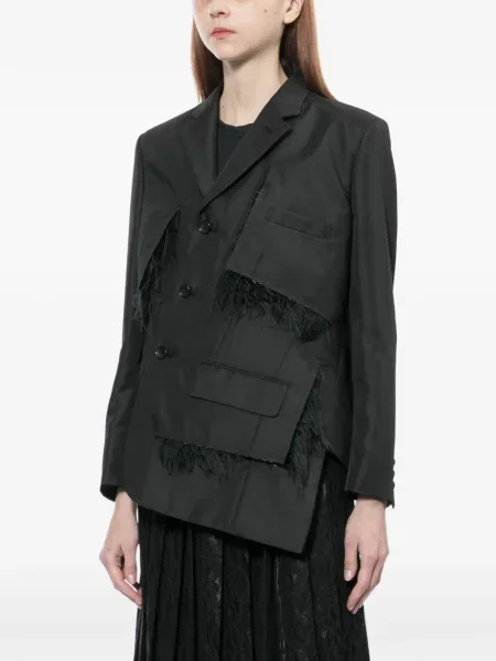 Sacou Comme Des Garçons asimetric negru