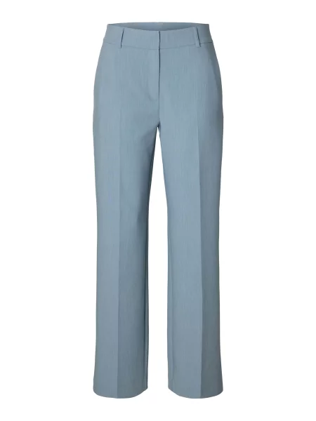 SELECTED Pantaloni cu dungă SLFRITA opal