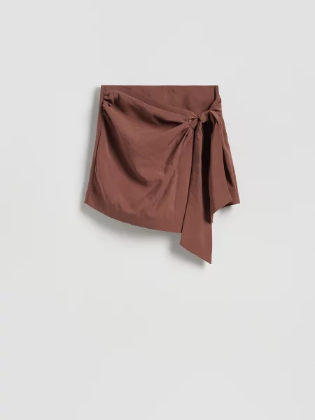Reserved Спідниці-шорти з ліоцелу коричневий