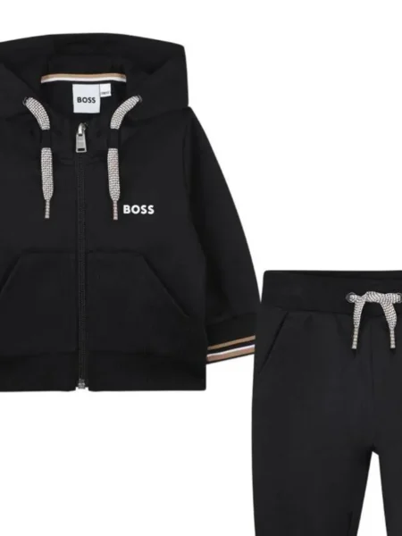Gyerek melegítő szett Bosswear fekete