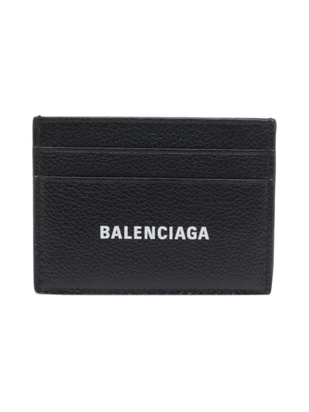 Portfel Balenciaga Cash skórzany czarny