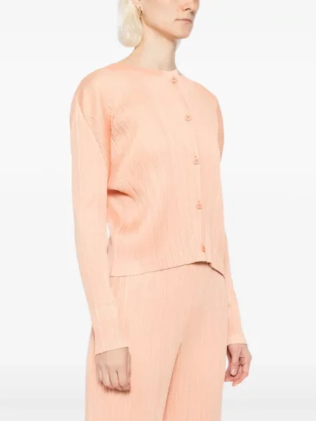 Plisirana košulja Pleats Please Issey Miyake narančasta