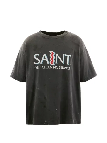 Tricou Saint Mxxxxxx zdrențuiți negru