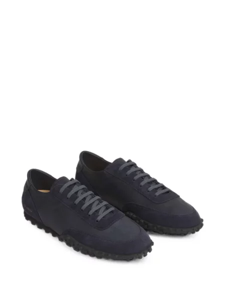 Sneakerși Common Projects din piele cu tepi albastru