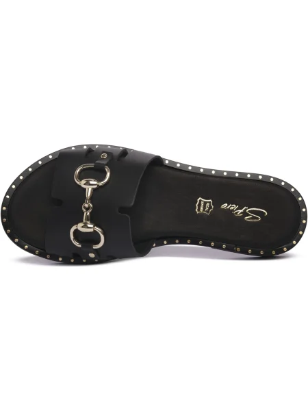 Pantofi S.piero din piele negru