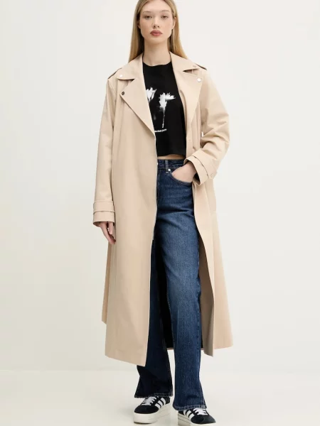 Karl Lagerfeld Jeans jeansy high waist niebieskie