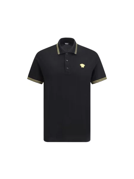 Koszulka polo Versace czarna