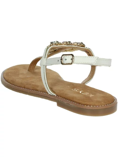 Pantofi Keys alb