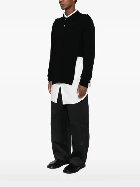 Lung pulover Comme Des Garcons Homme Plus negru