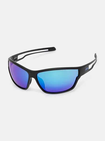 UVEX Sportstyle matt / kék tükör napszemüveg. Méret: OS fekete