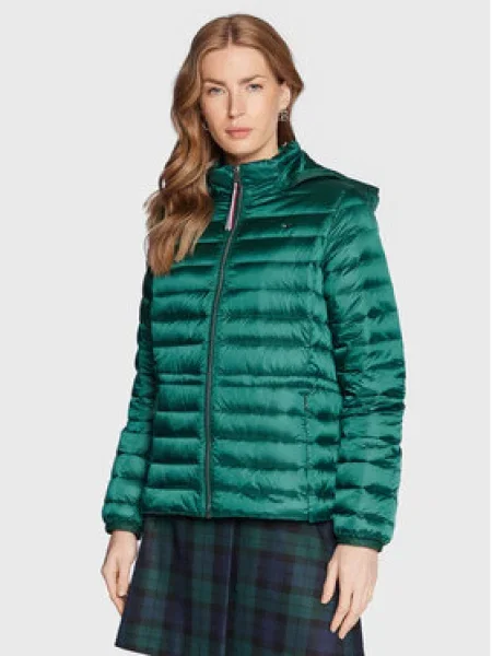 Tommy Hilfiger De puf geacă FEMININE verde