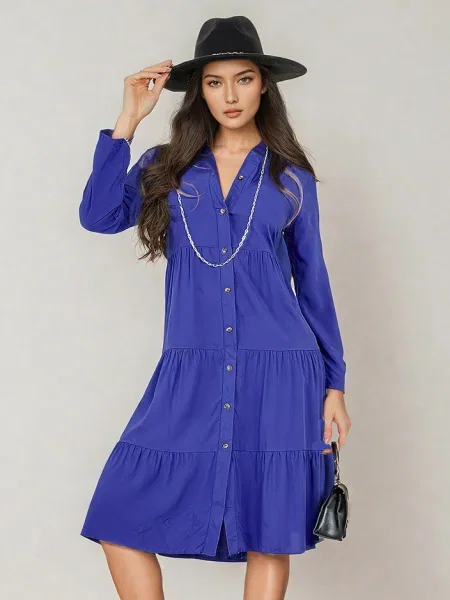 Rochie midi Resti până la genunchi de costum negru