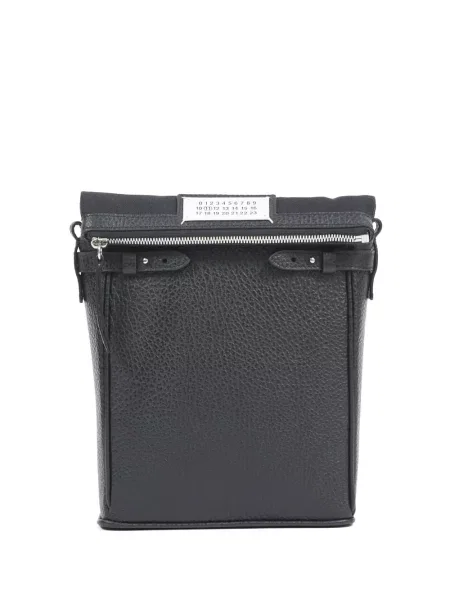 Geanta de piele Maison Margiela din piele negru