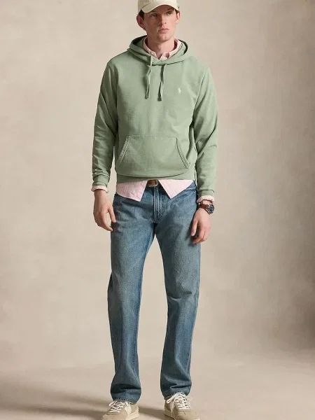 Polo Ralph Lauren bluza z kapturem zielona