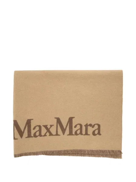 Reversibil fular Max Mara din jacard cu autograf