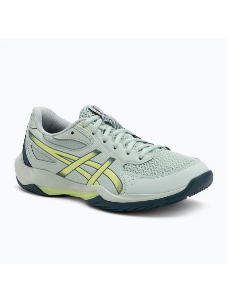 Pánske volejbalové topánky ASICS Gel-Rocket 12 lichen rock/tranquil teal tyrkysová