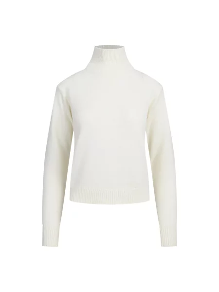 Sweter Ballantyne wełniany biały